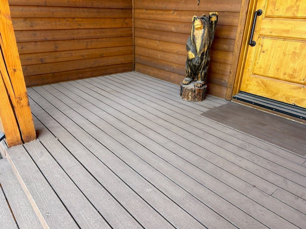 Wooden Porch Transformed with Expert Pressure Wash image